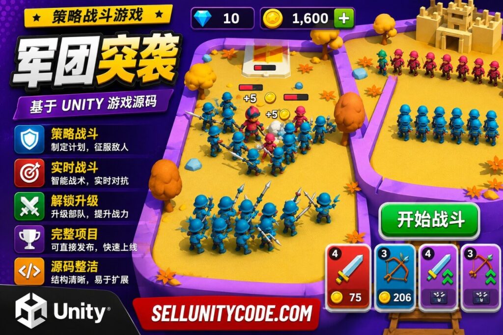 Army Raid(陆军突袭)—— Unity 项目。Unity 源代码。