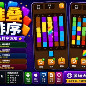 我的堆叠排序（Stack Sort）—— Unity 游戏代码
