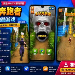 《神庙逃亡》类无尽跑酷游戏 Unity 源码 —— 含内购(IAP)、AdMob 广告及皮肤商店