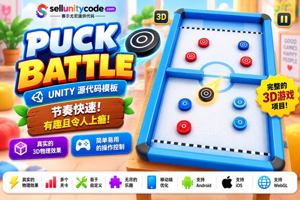 Strike Arena | 冰球对战 Unity 源代码