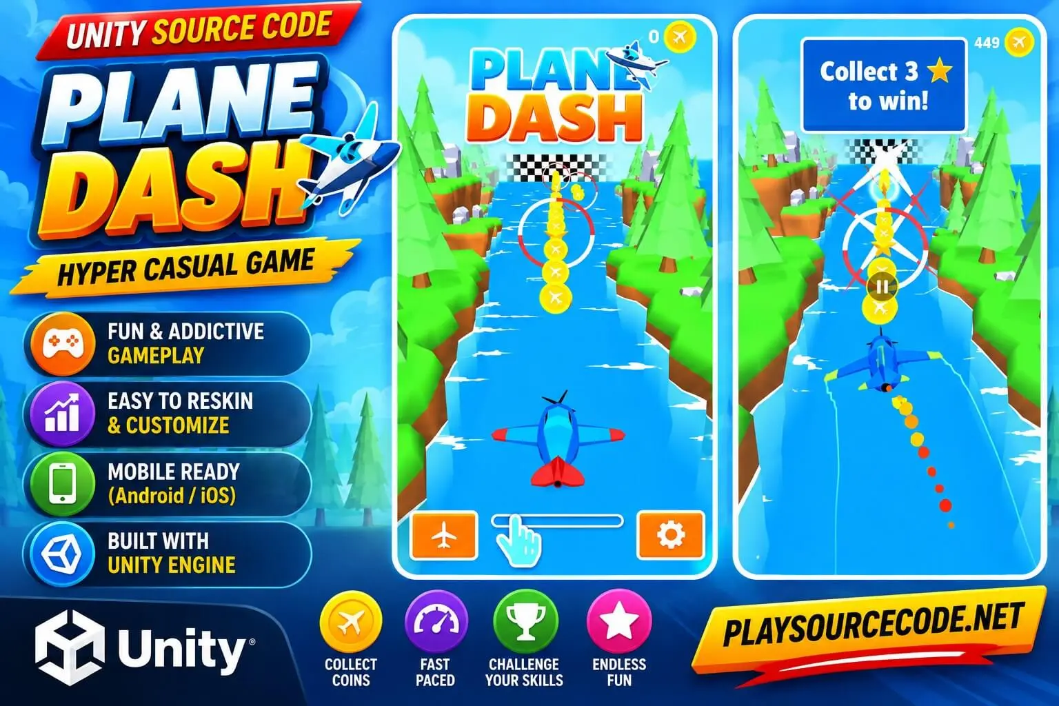 Plane Dash —— Unity 超休闲游戏 - Image 2