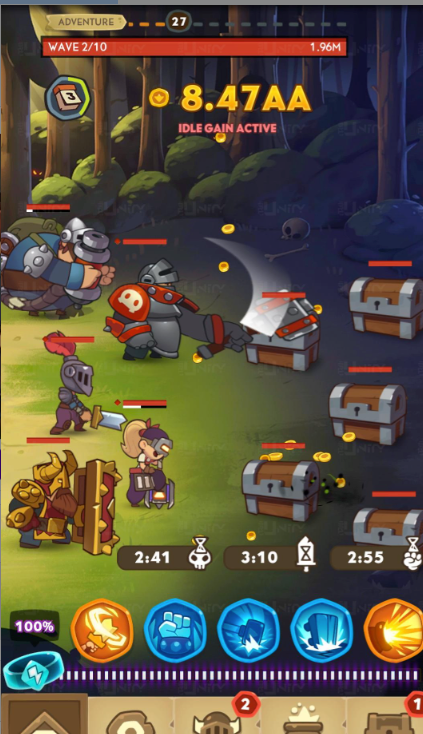 《Almost a Hero》Unity 游戏源码 —— 放置类 RPG、Boss 战与角色进化 - Image 5