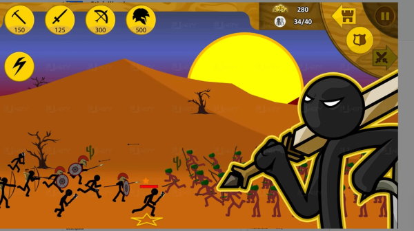 《火柴人战争》(Stick War)Unity 游戏源码 —— 军队策略、僵尸模式与锦标赛 - Image 3