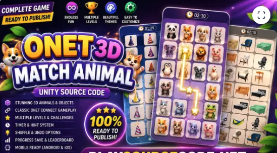 Onet 3D 动物连连看 Unity 游戏 - Image 5