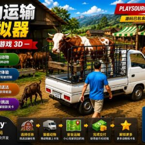 Unity 3D 农场动物运输游戏源代码