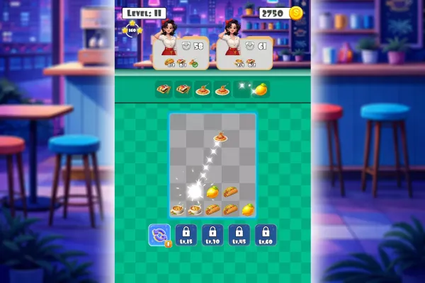 Foodie Stack Puzzle – Complete Mobile Game Template. - Image 5