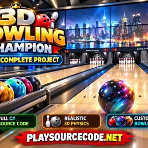3D Bowling Champion Unity Source Code