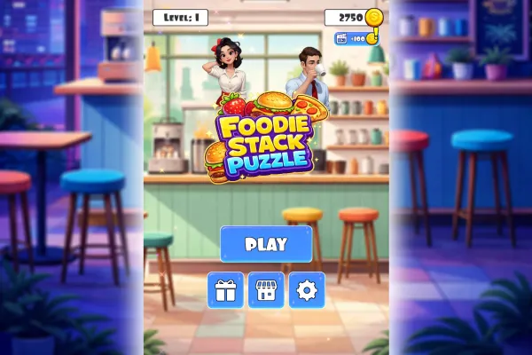 Foodie Stack Puzzle – Complete Mobile Game Template. - Image 3
