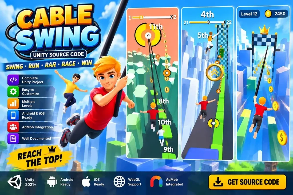 Cable Swing Unity Source Code