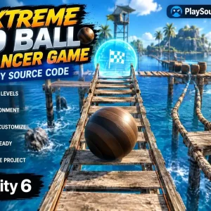 Extreme 3D Ball Balancer Game Unity Source Code