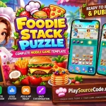Foodie Stack Puzzle – Complete Mobile Game Template