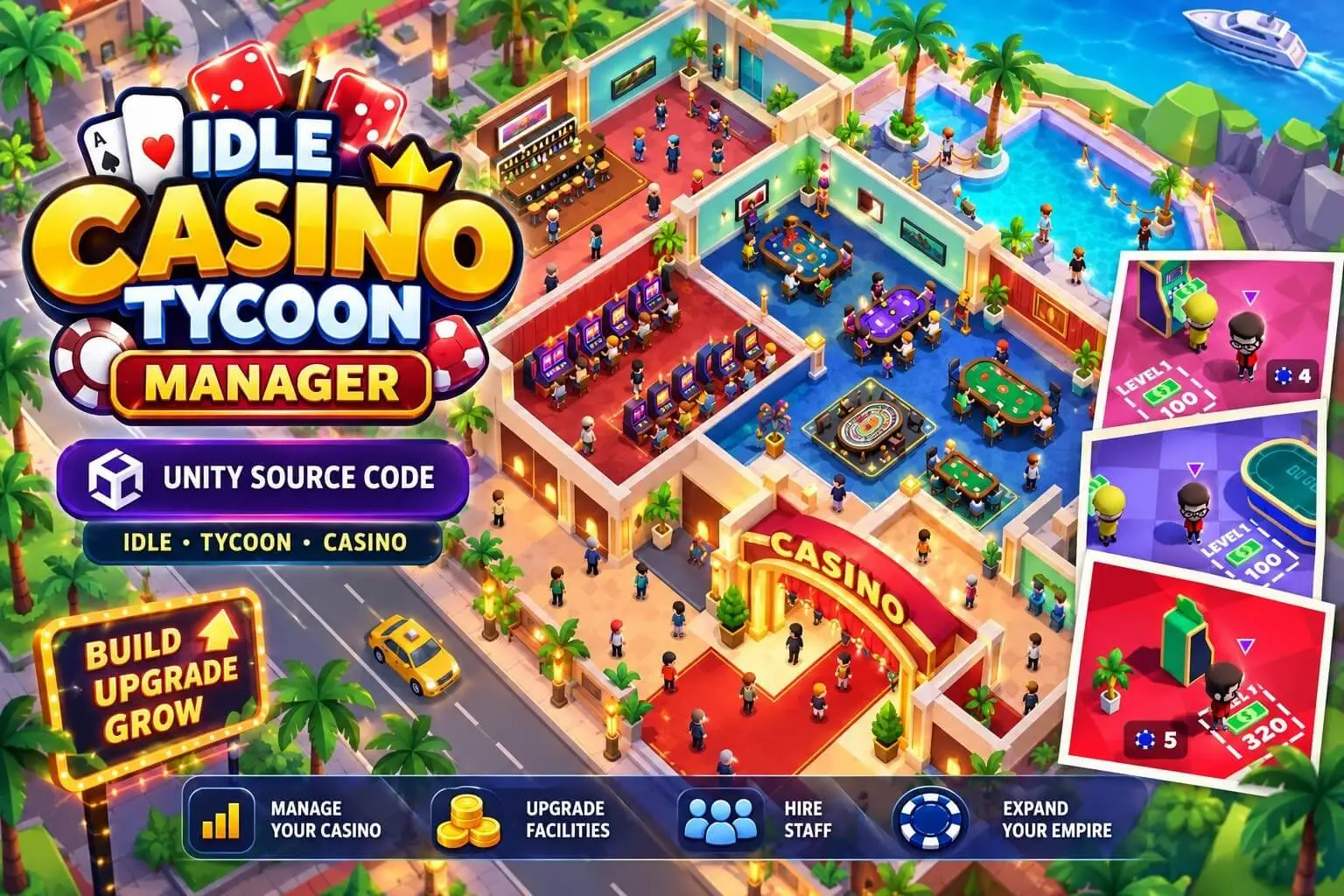 Idle Casino Tycoon Manager Unity Game