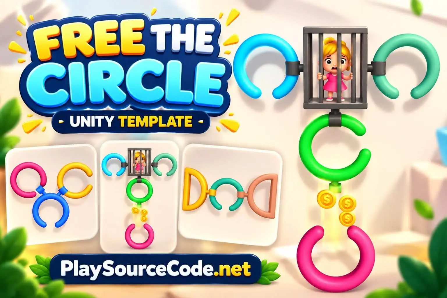 Rotate the Circl – Unity Game