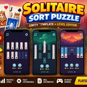 Solitaire Sort Puzzle Template