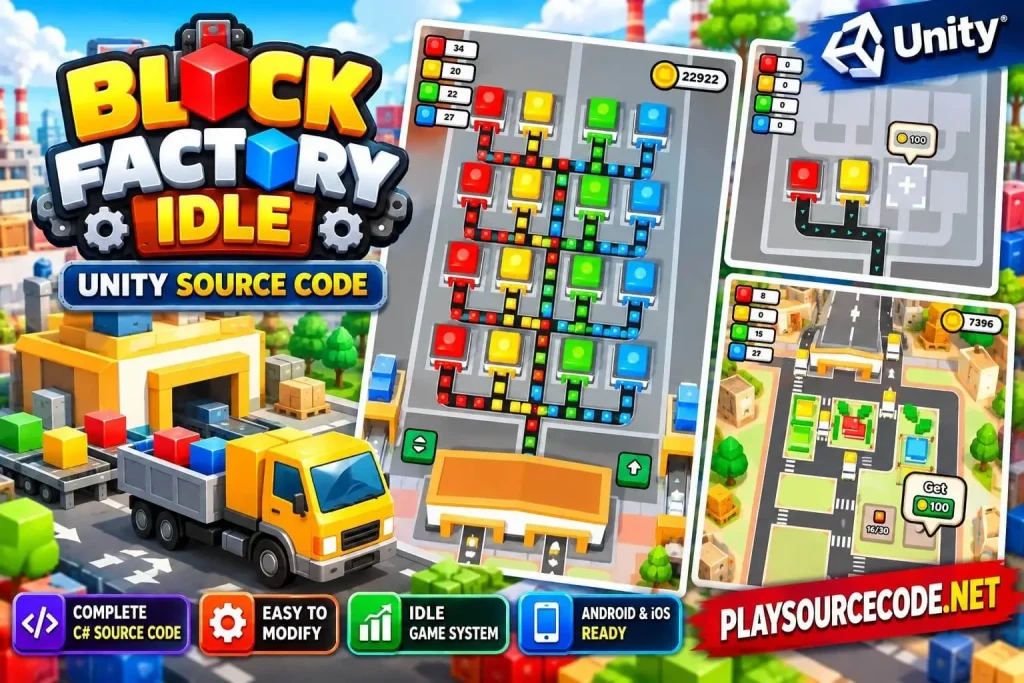 Block Factory Idle Unity Source Code