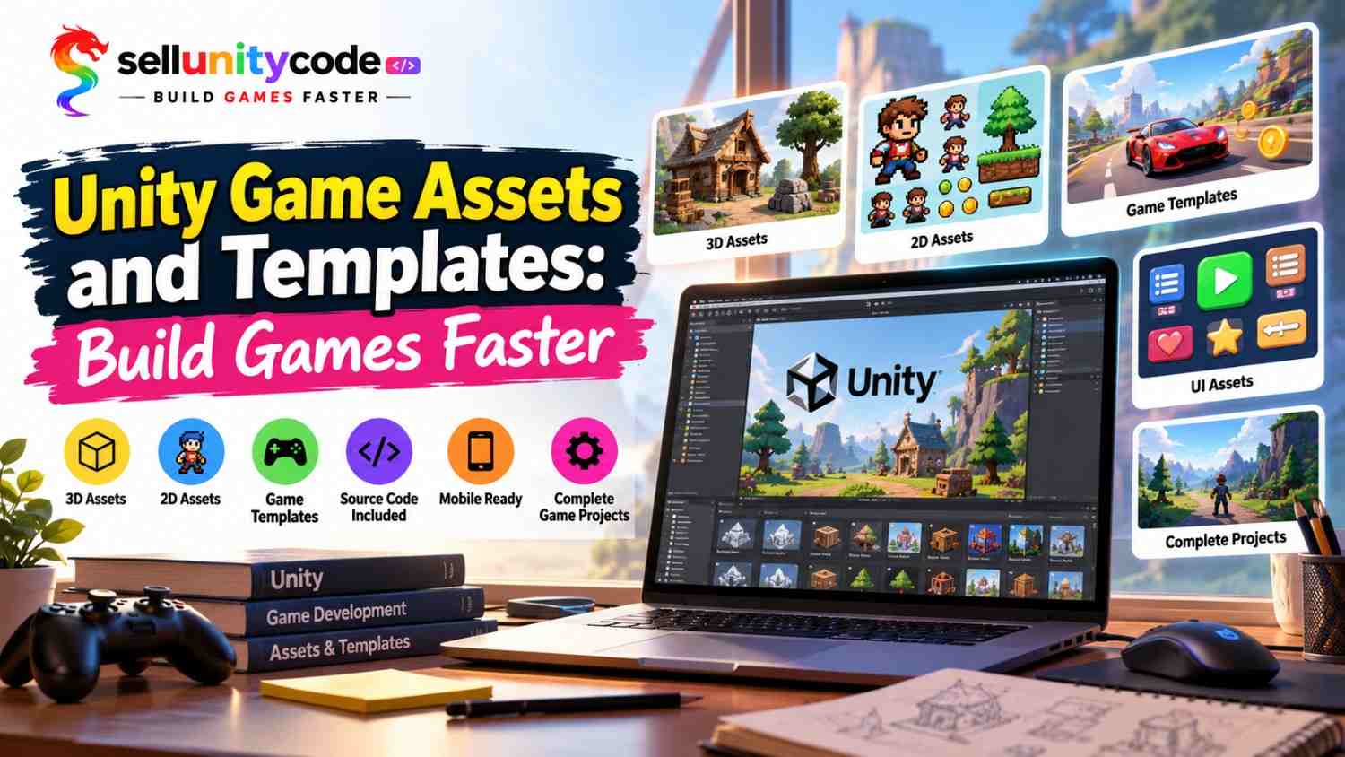 Unity game assets and templates for faster game development