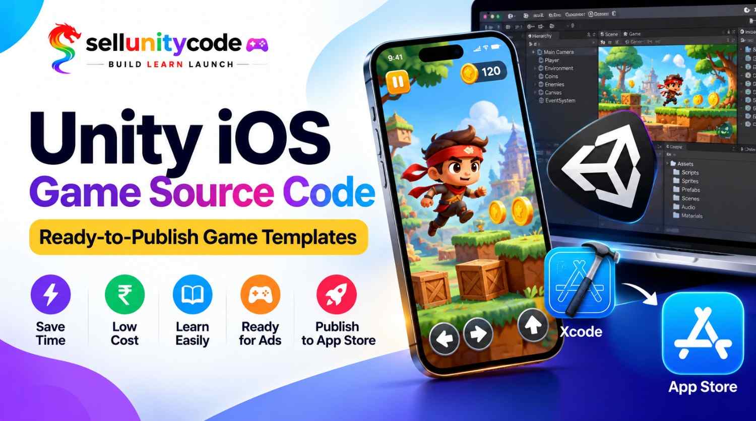 Unity iOS game source code with ready-to-publish game templates for App Store