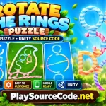 Rotate The Rings Puzzle 2D Game Unity Source Code